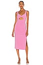 view 1 of 3 VESTIDO MIDI JOELLE in Bubble Gum