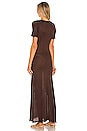 view 3 of 3 Susannah Dress in Chocolate