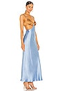 view 2 of 3 Raquel Cut Out Dress in Baby Blue