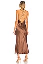 view 3 of 3 Valentina V Midi Dress in Chocolate