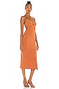 view 2 of 3 Ella Midi Dress in Terracotta