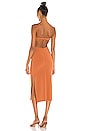 view 3 of 3 Ella Midi Dress in Terracotta