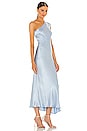 view 2 of 4 Delphine Asymmetrical Dress in Sky Blue