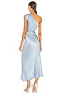 view 4 of 4 Delphine Asymmetrical Dress in Sky Blue