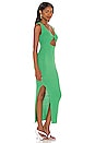 view 2 of 3 Riviera Knit Midi Dress in Bottle Green