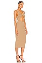 view 2 of 3 Oasis Knit Twist Midi Dress in Taupe