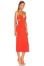 view 2 of 3 Ella Midi Dress in Flame