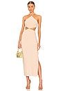 view 1 of 3 Iris Halter Midi Dress in Macadamia