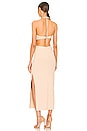 view 3 of 3 Iris Halter Midi Dress in Macadamia