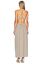 view 3 of 3 Adaline Cut Out Maxi Dress in Taupe