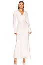 view 1 of 3 Amber Long Sleeve Maxi Dress in Ivory