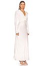 view 2 of 3 Amber Long Sleeve Maxi Dress in Ivory