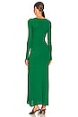 view 3 of 4 Freya Knit V Maxi Dress in Bottle Green