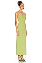 view 2 of 3 Myla Strapless Dress in Lime