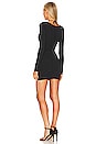 view 3 of 3 Myla Long Sleeve Mini Dress in Black