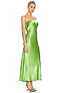 view 3 of 3 Moon Dance Strapless Midi Dress in Sweet Pea Green
