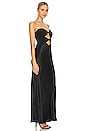 view 2 of 3 Halle Strapless Maxi Dress in Black