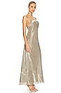 view 2 of 3 Fleur Maxi Dress in Iridescent Silver