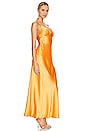 view 2 of 4 Amber V Maxi Dress in Nectarine Orange