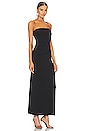 view 2 of 3 Myla Strapless Midi Dress in Black