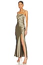 view 3 of 4 Nadia Maxi Dress in Dark Olive