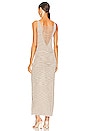 view 3 of 4 Tilda V Neck Knit Maxi Dress in Taupe Marle