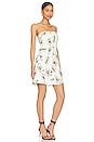 view 2 of 3 Giselle Strapless Mini Dress in Ivory Print