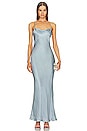view 2 of 3 Indra Maxi Dress in Steel Blue