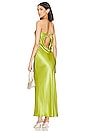 view 1 of 3 Moondance Strapless Dress in Chartreuse Green