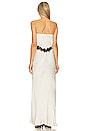 view 3 of 3 Spencer Lace Strapless Maxi in Ivory & Black