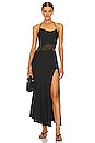 view 1 of 3 Max Halter Gown in Black