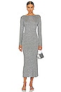 view 1 of 4 Sadie Sequin Knit Dress in Charcoal