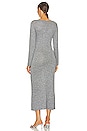 view 3 of 4 Sadie Sequin Knit Dress in Charcoal