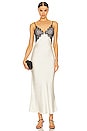 view 1 of 3 MAXIVESTIDO EMERY in Ivory & Black