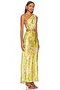 view 2 of 3 ROBE MAXI HARPER in Citrus Floral