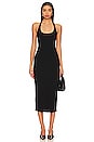 view 1 of 3 Cyndie Halter Midi Dress in Black