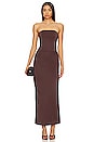 view 2 of 4 Jones Strapless Maxi Dress in Cocoa