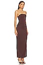 view 3 of 4 Jones Strapless Maxi Dress in Cocoa