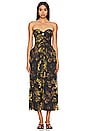 view 1 of 3 Palmer Strapless Maxi Dress in Jasper Floral