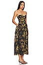 view 2 of 3 Palmer Strapless Maxi Dress in Jasper Floral