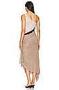 view 4 of 4 Abrielle Midi Dress in Taupe & Ivory