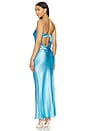 view 1 of 3 Moondance Strapless Dress in Topaz Blue