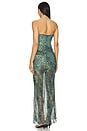 view 3 of 3 Opal Strapless Maxi Dress in Nouveau Bleue