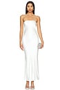 view 2 of 3 Moondance Strapless Dress in Ivory