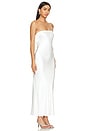 view 3 of 3 Moondance Strapless Dress in Ivory