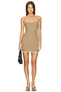 view 1 of 4 Naelle Knit Mini Dress in Taupe