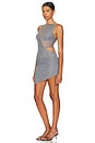 view 3 of 5 Amoras Mini Dress in Grey