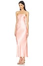view 3 of 3 Moondance Strapless Dress in Coral