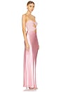 view 2 of 3 Halle Strapless Dress in Dusty Pink