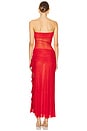 view 3 of 3 Celyse Strapless Dress in Rouge